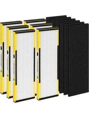 6 Pack H13 True HEPA Replacement Filters for Air Purifiers AC4300BPTCA & More